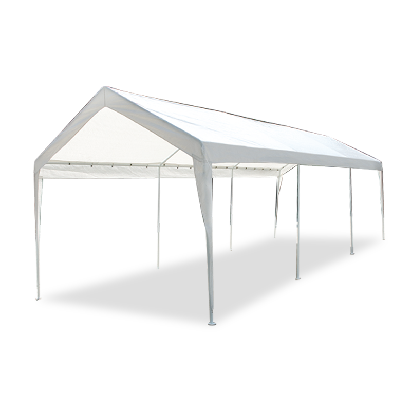 Tenda de festas ao ar livre de revestimento de pó branco de moldura de aço 