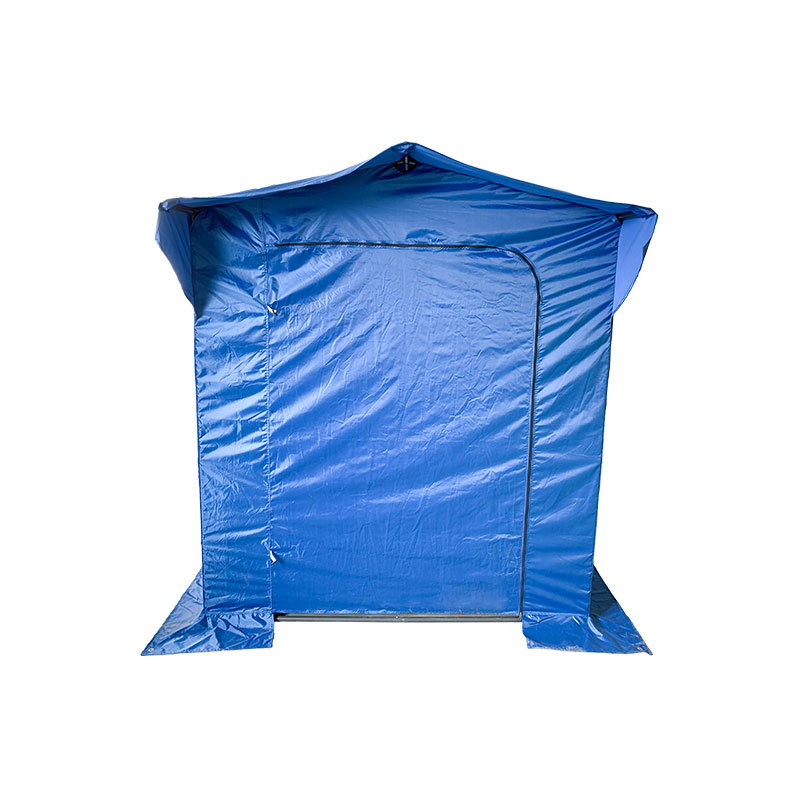 Série dobrável de estrutura da tenda pro de 50 mm de alumínio + 4 laterais duplos PVC 520g/m² Tarpo para necessidades profissionais ou uso diário azul