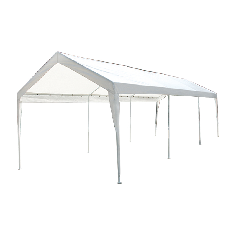 Tenda de festas ao ar livre de revestimento de pó branco de moldura de aço 