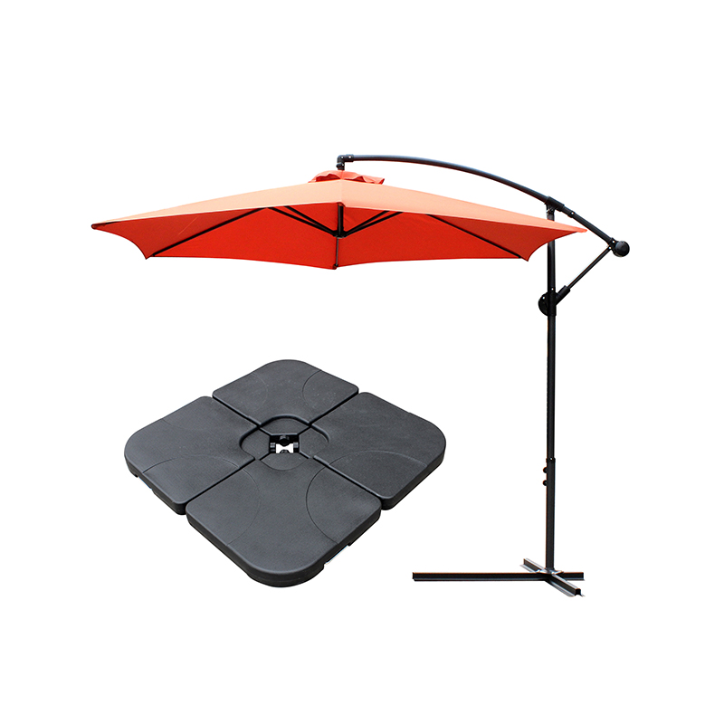 Patio Umbrella Solar Powered 360 graus rotação