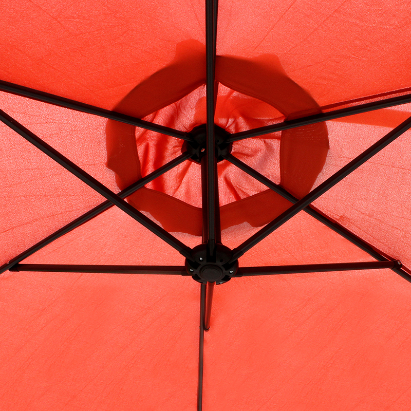 Patio Umbrella Solar Powered 360 graus rotação