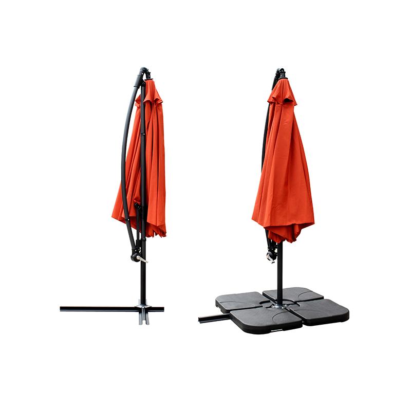 Patio Umbrella Solar Powered 360 graus rotação