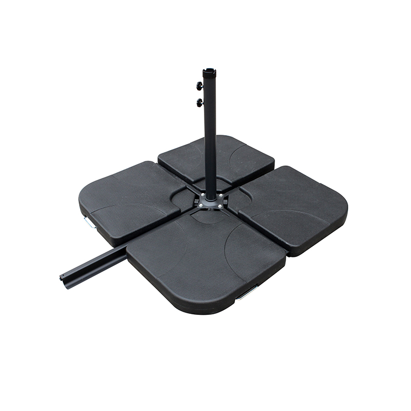 Patio Umbrella Solar Powered 360 graus rotação